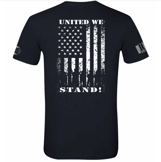 United We Stand 10% Back to Charity Flag Tee